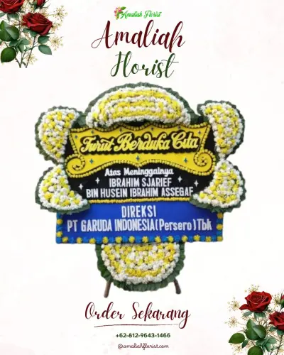 Papan Bunga Duka di Wek Iii